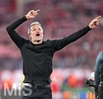 06.05.2026, Fussball UEFA Championsleague 2025/2026: Halbfinale Rückpiel,  FC Bayern München - Paris St. Germain, in der Allianz-Arena München, Trainer Luis Enrique (FC Paris Saint-Germain) feiert
  

