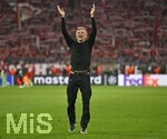 06.05.2026, Fussball UEFA Championsleague 2025/2026: Halbfinale Rückpiel,  FC Bayern München - Paris St. Germain, in der Allianz-Arena München, Trainer Luis Enrique (FC Paris Saint-Germain) freut sich.
  

