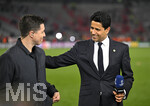 06.05.2026, Fussball UEFA Championsleague 2025/2026: Halbfinale Rückpiel,  FC Bayern München - Paris St. Germain, in der Allianz-Arena München, Nasser Ghanim Al-Khelaifi (re, Paris) .
  

