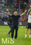 06.05.2026, Fussball UEFA Championsleague 2025/2026: Halbfinale Rückpiel,  FC Bayern München - Paris St. Germain, in der Allianz-Arena München, Schlussjubel nach dem Abpfiff bei Paris, Trainer Luis Enrique (FC Paris Saint-Germain).