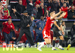 06.05.2026, Fussball UEFA Championsleague 2025/2026: Halbfinale Rückpiel,  FC Bayern München - Paris St. Germain, in der Allianz-Arena München, Trainer Vincent Kompany (FC Bayern München) flippt an der Seitenlinie aus, nachdem Nuno Mendes (FC Paris Saint-Germain) Handspiel begangen hat das nicht geahndet wurde.