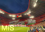 06.05.2026, Fussball UEFA Championsleague 2025/2026: Halbfinale Rückpiel,  FC Bayern München - Paris St. Germain, in der Allianz-Arena München, Fanchoreografie der Bayernfans zu Beginn des Spieles.