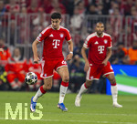 06.05.2026, Fussball UEFA Championsleague 2025/2026: Halbfinale Rückpiel,  FC Bayern München - Paris St. Germain, in der Allianz-Arena München, Aleksandar Pavlovic (Bayern München)  am Ball 