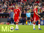 06.05.2026, Fussball UEFA Championsleague 2025/2026: Halbfinale Rückpiel,  FC Bayern München - Paris St. Germain, in der Allianz-Arena München, Joshua Kimmich (FC Bayern München) nachdenklich re: Aleksandar Pavlovic (Bayern München)  