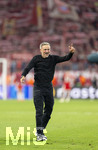 06.05.2026, Fussball UEFA Championsleague 2025/2026: Halbfinale Rückpiel,  FC Bayern München - Paris St. Germain, in der Allianz-Arena München, Trainer Luis Enrique (FC Paris Saint-Germain) Schlussjubel auf dem Platz