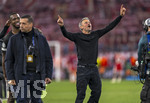 06.05.2026, Fussball UEFA Championsleague 2025/2026: Halbfinale Rückpiel,  FC Bayern München - Paris St. Germain, in der Allianz-Arena München, Trainer Luis Enrique (FC Paris Saint-Germain) Schlussjubel auf dem Platz