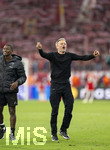 06.05.2026, Fussball UEFA Championsleague 2025/2026: Halbfinale Rückpiel,  FC Bayern München - Paris St. Germain, in der Allianz-Arena München, Trainer Luis Enrique (FC Paris Saint-Germain) Schlussjubel auf dem Platz