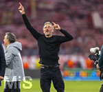 06.05.2026, Fussball UEFA Championsleague 2025/2026: Halbfinale Rückpiel,  FC Bayern München - Paris St. Germain, in der Allianz-Arena München, Trainer Luis Enrique (FC Paris Saint-Germain) Schlussjubel auf dem Platz