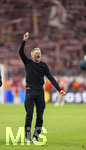 06.05.2026, Fussball UEFA Championsleague 2025/2026: Halbfinale Rückpiel,  FC Bayern München - Paris St. Germain, in der Allianz-Arena München, Trainer Luis Enrique (FC Paris Saint-Germain) Schlussjubel auf dem Platz