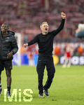 06.05.2026, Fussball UEFA Championsleague 2025/2026: Halbfinale Rückpiel,  FC Bayern München - Paris St. Germain, in der Allianz-Arena München, Trainer Luis Enrique (FC Paris Saint-Germain) Schlussjubel auf dem Platz