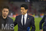 06.05.2026, Fussball UEFA Championsleague 2025/2026: Halbfinale Rückpiel,  FC Bayern München - Paris St. Germain, in der Allianz-Arena München, PSG-Eigner Nasser Ghanim Al-Khelaifi (Paris) nach dem Spiel beim CANAL Plus Interview.