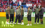 06.05.2026, Fussball UEFA Championsleague 2025/2026: Halbfinale Rückpiel,  FC Bayern München - Paris St. Germain, in der Allianz-Arena München, Vor dem Spiel, Joshua Kimmich (FC Bayern München), Alphonso Davies (FC Bayern München), Aleksandar Pavlovic (Bayern München) , Tom Bischof (Bayern München), Lennart Karl (FC Bayern München) 