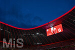 06.05.2026, Fussball UEFA Championsleague 2025/2026: Halbfinale Rückpiel,  FC Bayern München - Paris St. Germain, in der Allianz-Arena München, Joshua Kimmich (FC Bayern München) auf der Anzeigetafel.