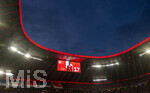 06.05.2026, Fussball UEFA Championsleague 2025/2026: Halbfinale Rückpiel,  FC Bayern München - Paris St. Germain, in der Allianz-Arena München, Michael Olise (FC Bayern München)  auf der Anzeigetafel.