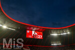 06.05.2026, Fussball UEFA Championsleague 2025/2026: Halbfinale Rückpiel,  FC Bayern München - Paris St. Germain, in der Allianz-Arena München, Konrad Laimer (FC Bayern München)  auf der Anzeigetafel.