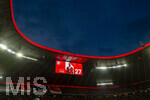 06.05.2026, Fussball UEFA Championsleague 2025/2026: Halbfinale Rückpiel,  FC Bayern München - Paris St. Germain, in der Allianz-Arena München, Konrad Laimer (FC Bayern München)  auf der Anzeigetafel.