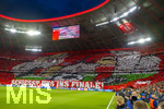 06.05.2026, Fussball UEFA Championsleague 2025/2026: Halbfinale Rückpiel,  FC Bayern München - Paris St. Germain, in der Allianz-Arena München, Fanchoreografie der Bayernfans 