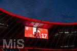 06.05.2026, Fussball UEFA Championsleague 2025/2026: Halbfinale Rückpiel,  FC Bayern München - Paris St. Germain, in der Allianz-Arena München, Michael Olise (FC Bayern München)  auf der Anzeigetafel.