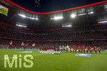 06.05.2026, Fussball UEFA Championsleague 2025/2026: Halbfinale Rückpiel,  FC Bayern München - Paris St. Germain, in der Allianz-Arena München, Aufstellung der beiden Mannschaften vor dem Anpfiff