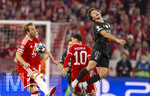 06.05.2026, Fussball UEFA Championsleague 2025/2026: Halbfinale Rückpiel,  FC Bayern München - Paris St. Germain, in der Allianz-Arena München, li: Harry Kane (FC Bayern München), re: Joao Neves (FC Paris Saint-Germain) 