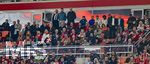 06.05.2026, Fussball UEFA Championsleague 2025/2026: Halbfinale Rückpiel,  FC Bayern München - Paris St. Germain, in der Allianz-Arena München, Ehrentribüne, mit der Vereinsführung von PSG, PSG-Eigner und Vorstandsvorsitzender Nasser Ghanim Al-Khelaifi (PSG),  Luis Campos (Sportlicher Berater, Paris SG), Innenminister Joachim Herrmann, Ministerpräsident Markus Söder, 