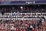 06.05.2026, Fussball UEFA Championsleague 2025/2026: Halbfinale Rückpiel,  FC Bayern München - Paris St. Germain, in der Allianz-Arena München, Pressetribüne, 