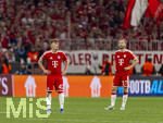 06.05.2026, Fussball UEFA Championsleague 2025/2026: Halbfinale Rückpiel,  FC Bayern München - Paris St. Germain, in der Allianz-Arena München, Lennart Karl (FC Bayern München) nachdenklich 