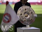 16.05.2026, Fussball Bundesliga 2025/2026, 34.Spieltag, FC Bayern München - 1.FC Köln, in der Allianz-Arena München,   Die Meisterschale im Detail


