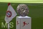 16.05.2026, Fussball Bundesliga 2025/2026, 34.Spieltag, FC Bayern München - 1.FC Köln, in der Allianz-Arena München,   Die Meisterschale im Detail


