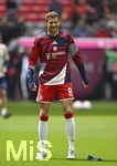 16.05.2026, Fussball Bundesliga 2025/2026, 34.Spieltag, FC Bayern München - 1.FC Köln, in der Allianz-Arena München,   Leon Goretzka (FC Bayern München) mit Band


