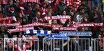 16.05.2026, Fussball Bundesliga 2025/2026, 34.Spieltag, FC Bayern München - 1.FC Köln, in der Allianz-Arena München,   Südkurve und Bochum Fans


