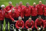 16.05.2026, Fussball Bundesliga 2025/2026, 34.Spieltag, FC Bayern München - 1.FC Köln, in der Allianz-Arena München,   Auf dem Bild, Sepp Maier, Michael Henke, Michael Wiesinger, antonio di Salvo , Carsten Jancker, Roque Santa Cruz (alle Bayern München) usw. 


