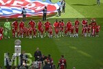 16.05.2026, Fussball Bundesliga 2025/2026, 34.Spieltag, FC Bayern München - 1.FC Köln, in der Allianz-Arena München,   Die Bayern Spieler mit ihren Kindern, der Süße Kleine von Torwart Manuel Neuer (FC Bayern München) in Torwart Dress



