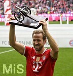 16.05.2026, Fussball Bundesliga 2025/2026, 34.Spieltag, FC Bayern München - 1.FC Köln, in der Allianz-Arena München,   Harry Kane (FC Bayern München) ist Torschützenkönig


