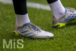 16.05.2026, Fussball Bundesliga 2025/2026, 34.Spieltag, FC Bayern München - 1.FC Köln, in der Allianz-Arena München, Fussballschuhe Predator von Adidas von Torwart Jonas Urbig (FC Bayern München) 