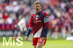 16.05.2026, Fussball Bundesliga 2025/2026, 34.Spieltag, FC Bayern München - 1.FC Köln, in der Allianz-Arena München, Leon Goretzka (FC Bayern München) beim Aufwärmen.