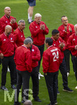 16.05.2026, Fussball Bundesliga 2025/2026, 34.Spieltag, FC Bayern München - 1.FC Köln, in der Allianz-Arena München, Vor dem Spiel, Ex-Spieler der Championsleague-Siegermannschaft von 2001, v.li: Carsten Jancker, Antonio di Salvo, Bernd Dreher, Oliver Kahn, Giovane Elber, Jens Jeremies