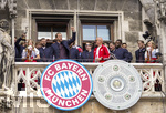 17.05.2026, Fussball Bundesliga 2025/2026, Meisterfeier des FC Bayern München auf dem Rathausbalkon in München.  Harry Kane (FC Bayern München) 