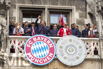 17.05.2026, Fussball Bundesliga 2025/2026, Meisterfeier des FC Bayern München auf dem Rathausbalkon in München.  Harry Kane (FC Bayern München) 
