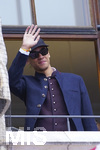 17.05.2026, Fussball Bundesliga 2025/2026, Meisterfeier des FC Bayern München auf dem Rathausbalkon in München. Jamal Musiala (Bayern München) 