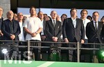 23.05.2026, Fussball DFB-Pokal 2025/2026, Finale, FC Bayern München - VfB Stuttgart, im Olympiastadion Berlin. v.l. Sportdirektor Rudi Völler (Deutschland) , Trainer Julian Nagelsmann (Deutschland), DFB Präsident Bernd Neuendorf (Deutschland) , Lars Klingbeil (Duetschland) und  Hans-Joachim Watzke (Deutschland)    

