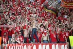 23.05.2026, Fussball DFB-Pokal 2025/2026, Finale, FC Bayern München - VfB Stuttgart, im Olympiastadion Berlin. Die Bayernfans feuern an

