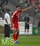 23.05.2026, Fussball DFB-Pokal 2025/2026, Finale, FC Bayern München - VfB Stuttgart, im Olympiastadion Berlin. Aleksandar Pavlovic (Bayern München)  ist unzufrieden.

