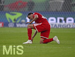 23.05.2026, Fussball DFB-Pokal 2025/2026, Finale, FC Bayern München - VfB Stuttgart, im Olympiastadion Berlin. Jamal Musiala (Bayern München) am Boden

