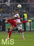 23.05.2026, Fussball DFB-Pokal 2025/2026, Finale, FC Bayern München - VfB Stuttgart, im Olympiastadion Berlin. v.l. Luis Diaz (FC Bayern München) gegen Luca Jaquez (Stuttgart) 

