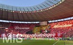 23.05.2026, Fussball DFB-Pokal 2025/2026, Finale, FC Bayern München - VfB Stuttgart, im Olympiastadion Berlin. Die Choreografie von Bayern.

