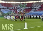 23.05.2026, Fussball DFB-Pokal 2025/2026, Finale, FC Bayern München - VfB Stuttgart, im Olympiastadion Berlin. I Glaub i seh scho Bobblt! Stuttgarter Choreografie mit dem Pfedle und dem Äffle

