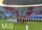 23.05.2026, Fussball DFB-Pokal 2025/2026, Finale, FC Bayern München - VfB Stuttgart, im Olympiastadion Berlin. I Glaub i seh scho Bobblt! Stuttgarter Choreografie mit dem Pfedle und dem Äffle

