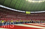 23.05.2026, Fussball DFB-Pokal 2025/2026, Finale, FC Bayern München - VfB Stuttgart, im Olympiastadion Berlin. Protest der Bayernfans

