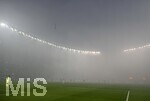 23.05.2026, Fussball DFB-Pokal 2025/2026, Finale, FC Bayern München - VfB Stuttgart, im Olympiastadion Berlin. Durch die Phyrotechnik hängt Nebel in der Luft, das Spiel müsste eigentlich unterbrochen werden.

